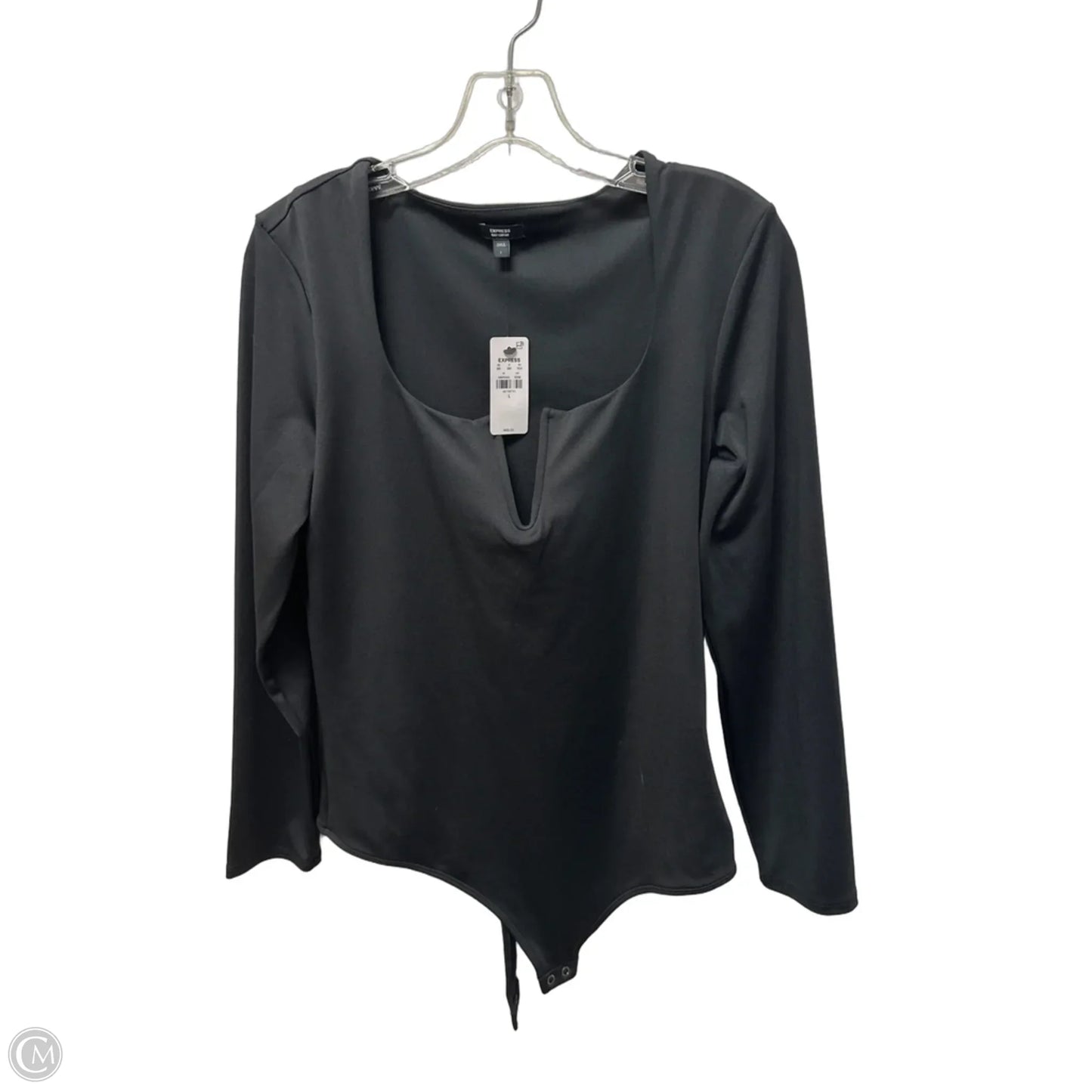 Bodysuit By Express In Black, Size: L