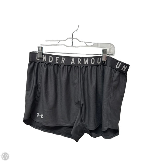 Athletic Shorts By Under Armour In Grey, Size: Xl