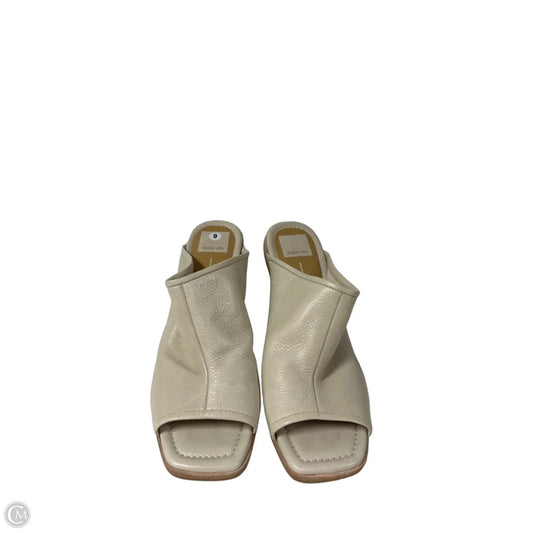 Sandals Heels Block By Dolce Vita In Cream, Size: 9