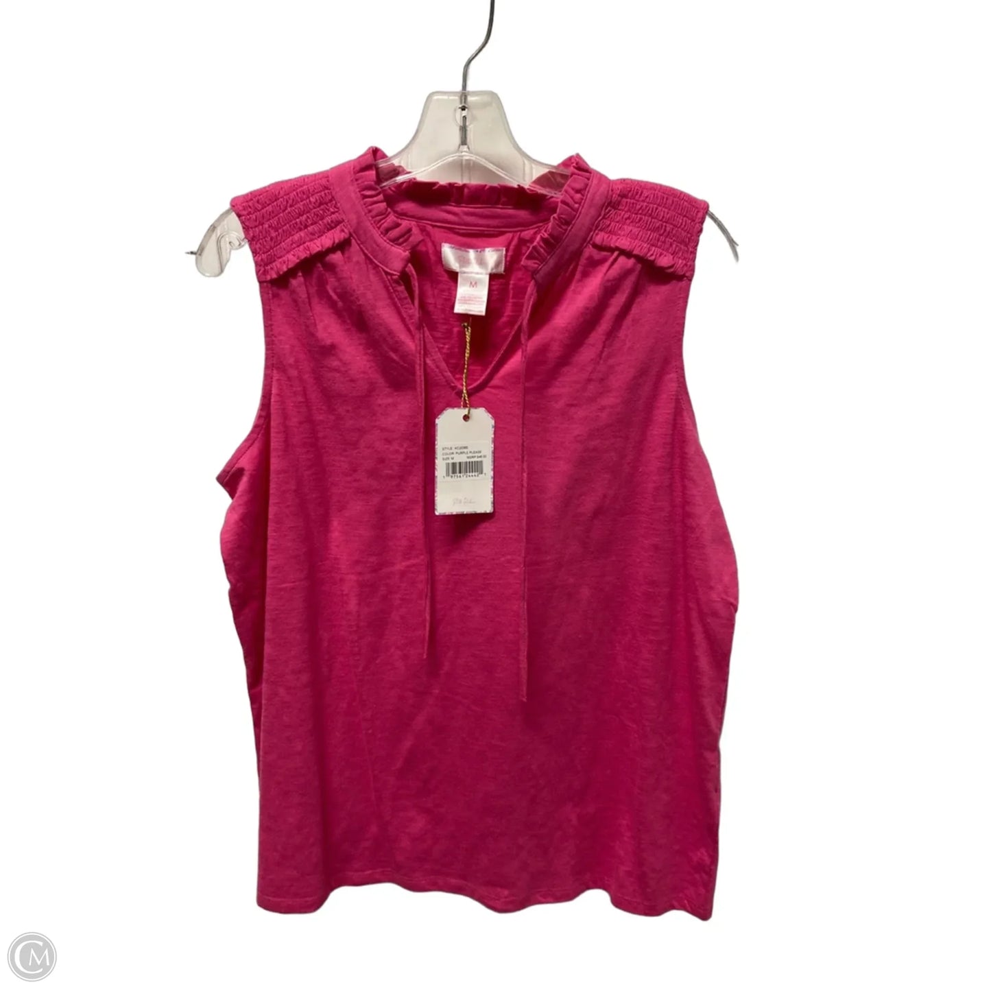 Top Sleeveless By Stella Parker In Pink, Size: M