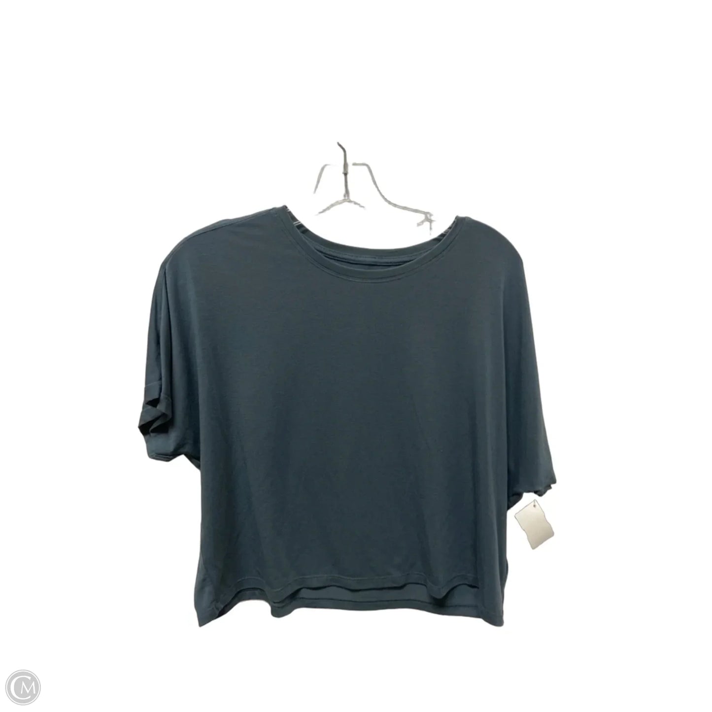 Top Short Sleeve By Athleta In Grey, Size: S