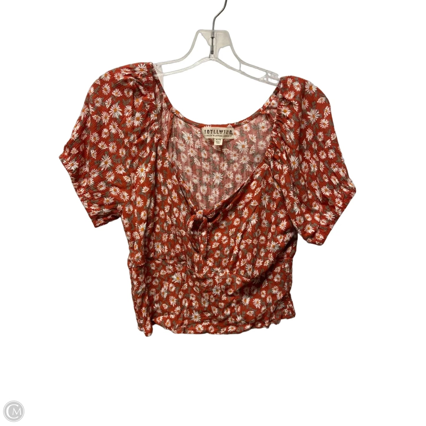 Top Short Sleeve By Idyllwind In Orange, Size: Xl