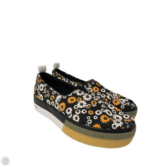Shoes Flats By Toms In Black, Size: 8