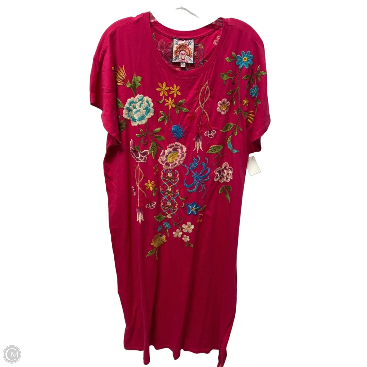 Dress Casual Maxi By Johnny Was In Pink, Size: Xl