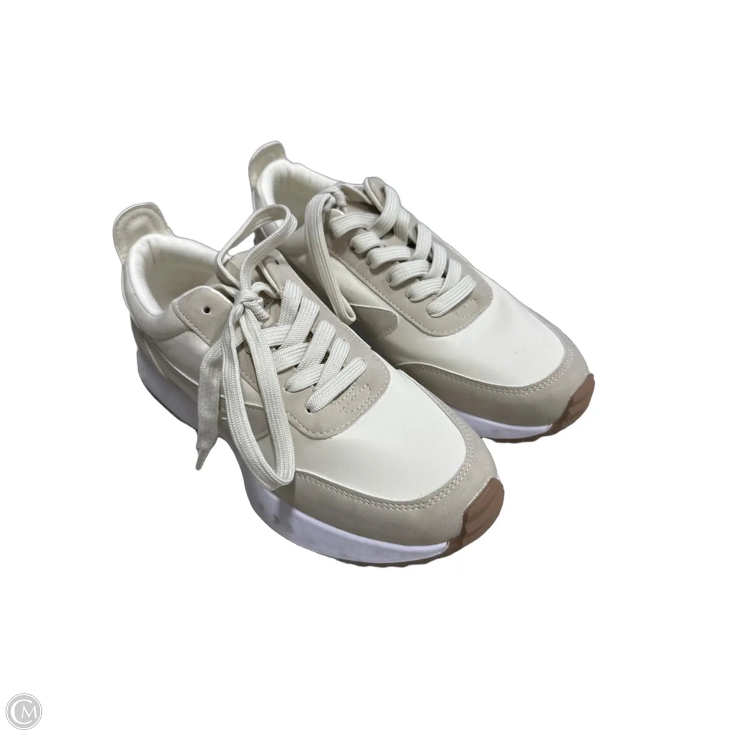 Shoes Sneakers By Clothes Mentor In Beige, Size: 8