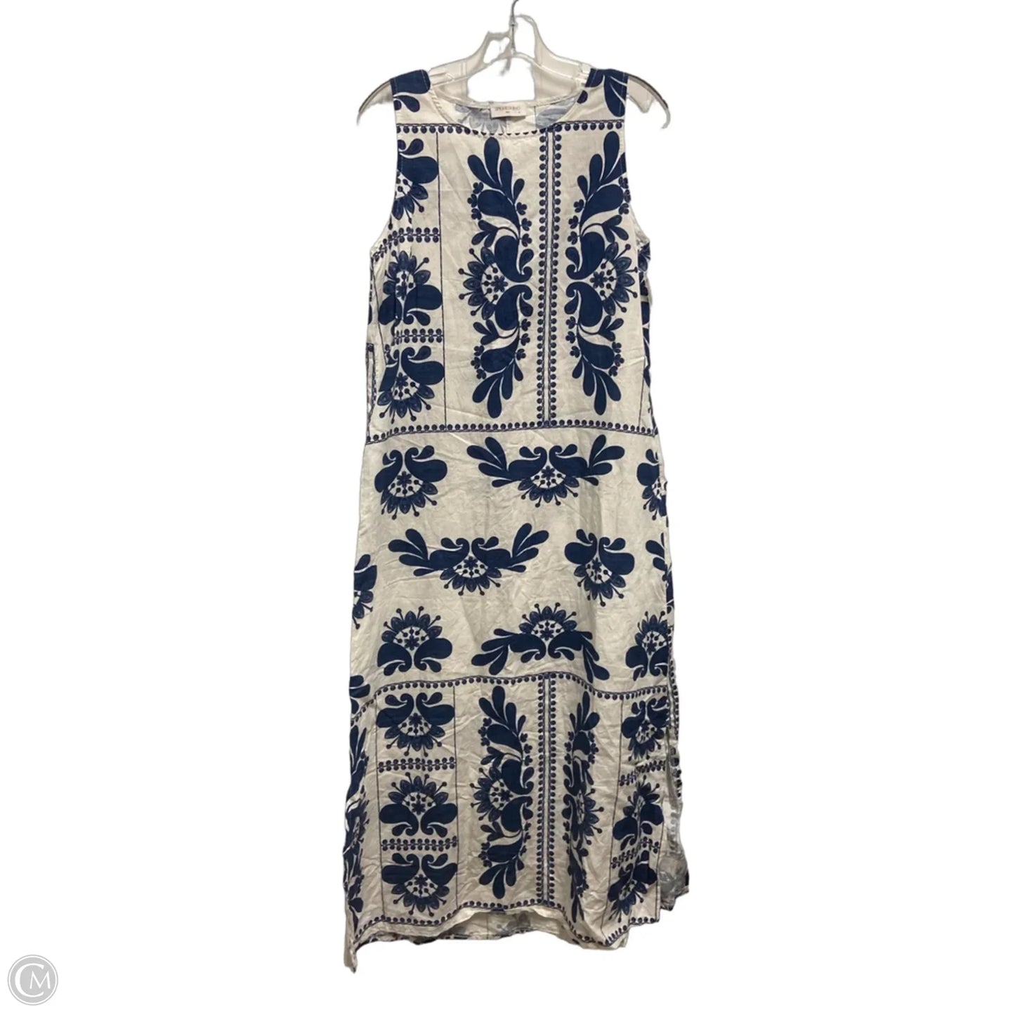 Dress Casual Maxi By Clothes Mentor In White, Size: M