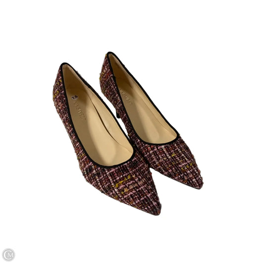 Shoes Heels Stiletto By Nine West In Plaid Pattern, Size: 7.5