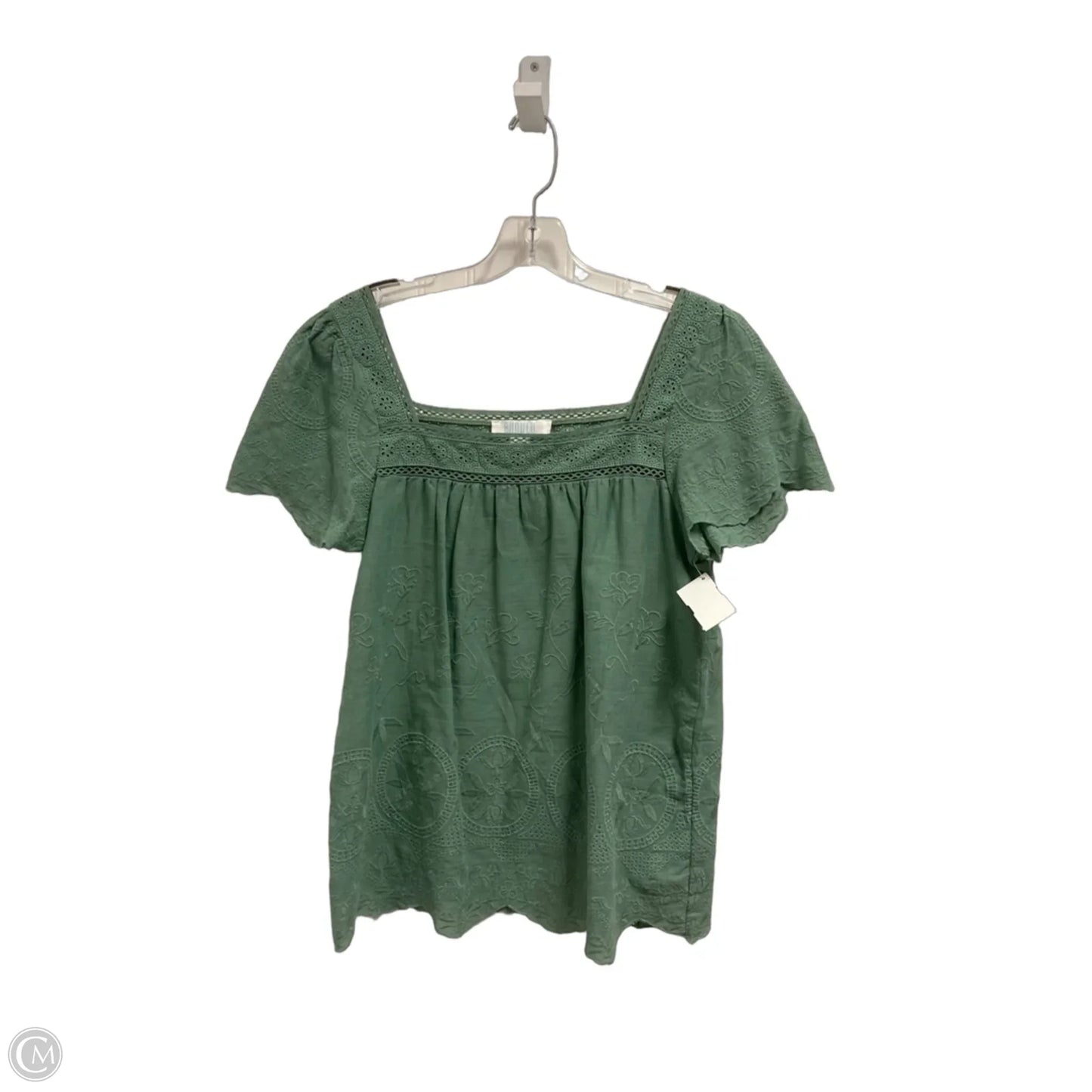 Top Short Sleeve By Clothes Mentor In Green, Size: S