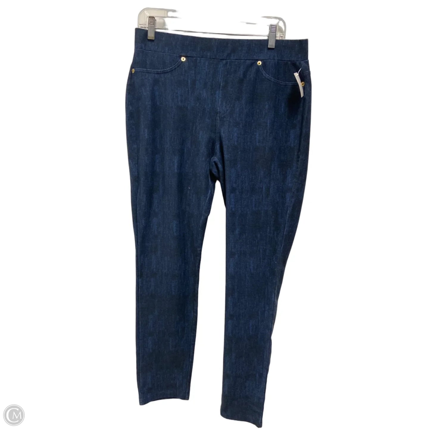 Pants Leggings By Michael By Michael Kors In Blue, Size: L