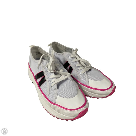 Sandals Flats By Crocs In Cream, Size: 9