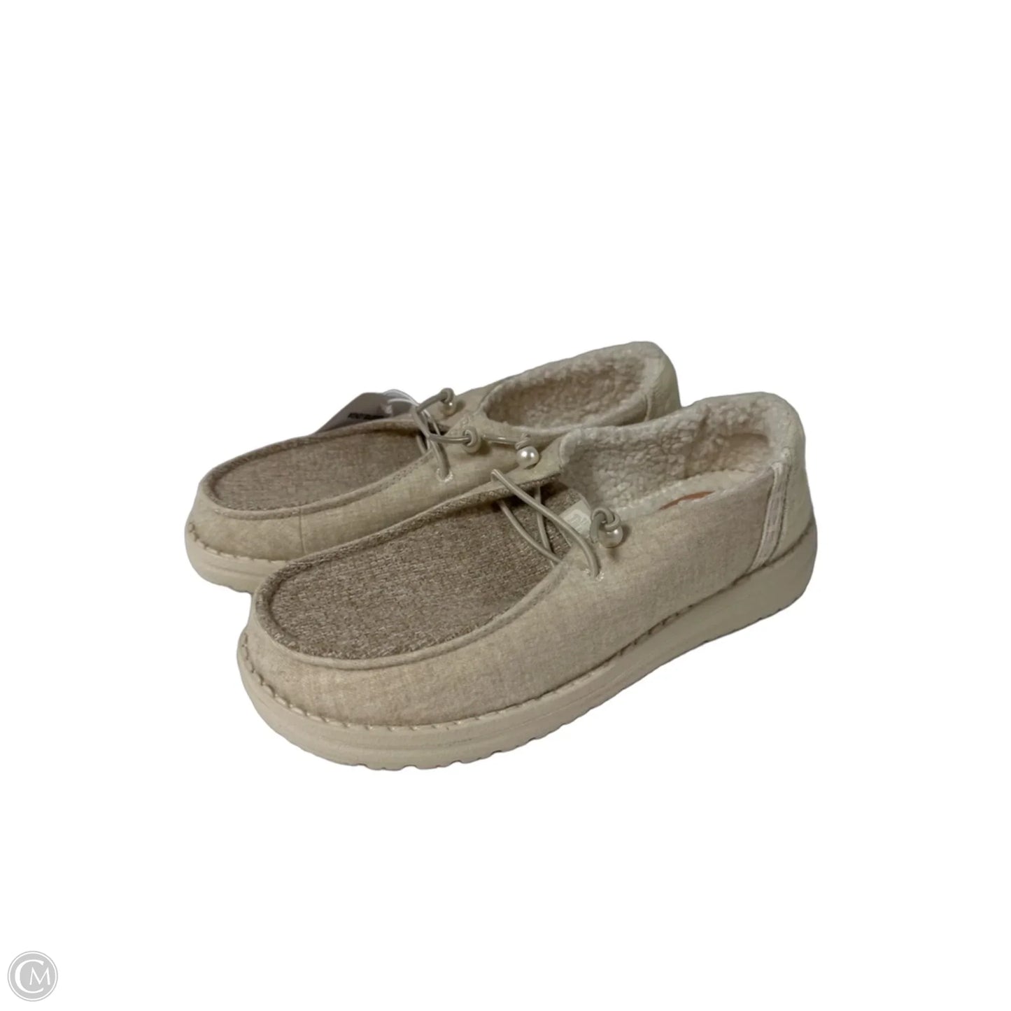 Shoes Flats By Hey Dude In Taupe, Size: 6