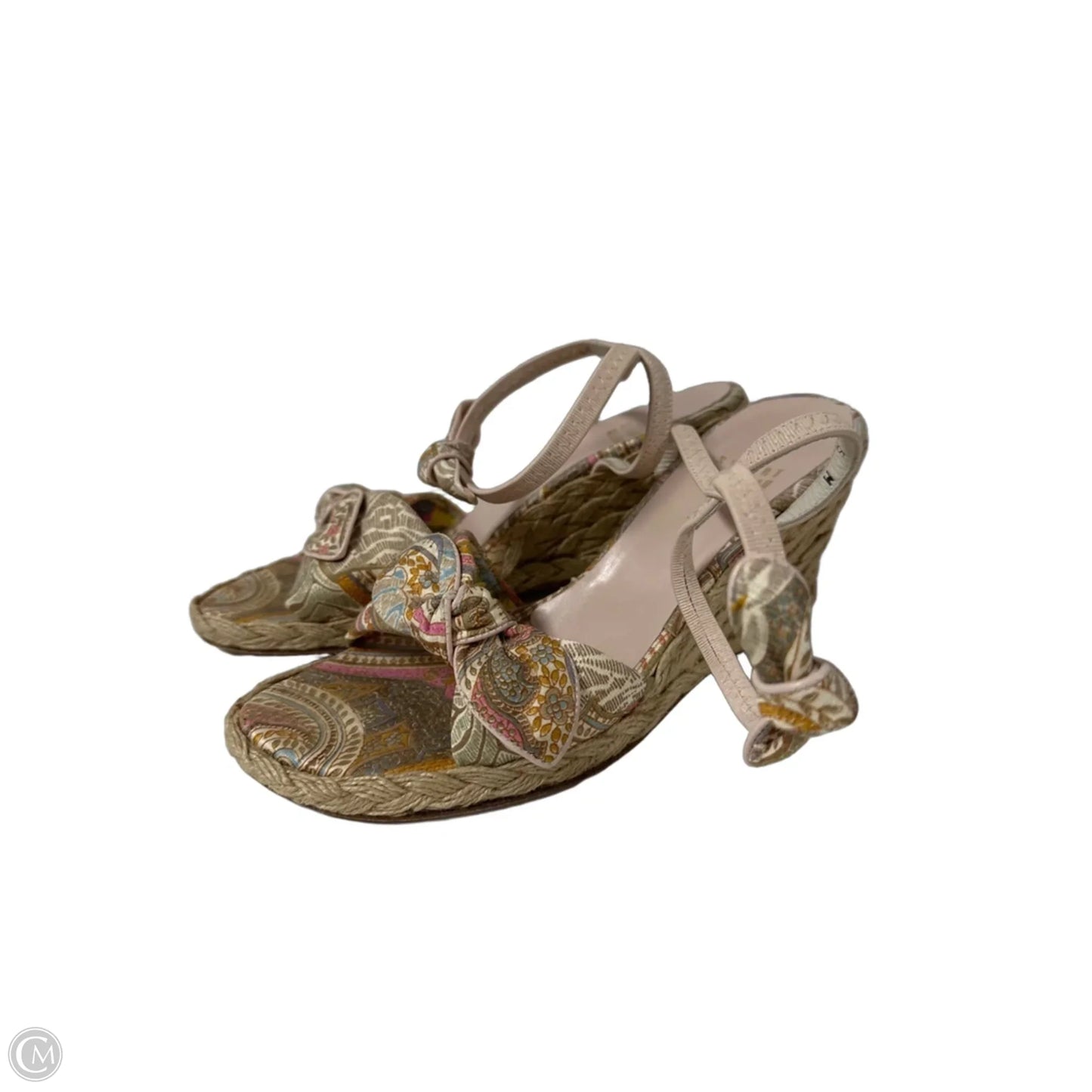 Sandals Designer By Stuart Weitzman In Paisley Print, Size: 6