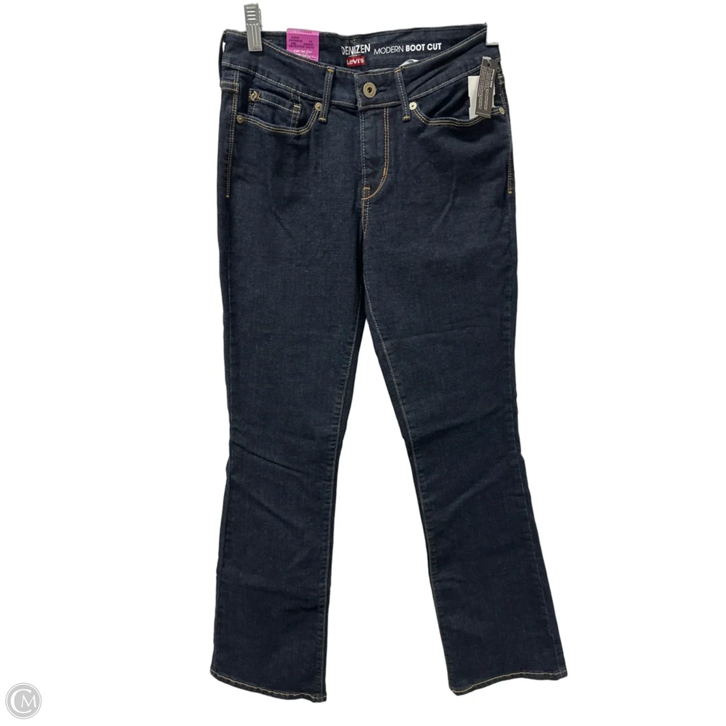 Jeans Boot Cut By Denizen By Levis In Blue Denim, Size: 4