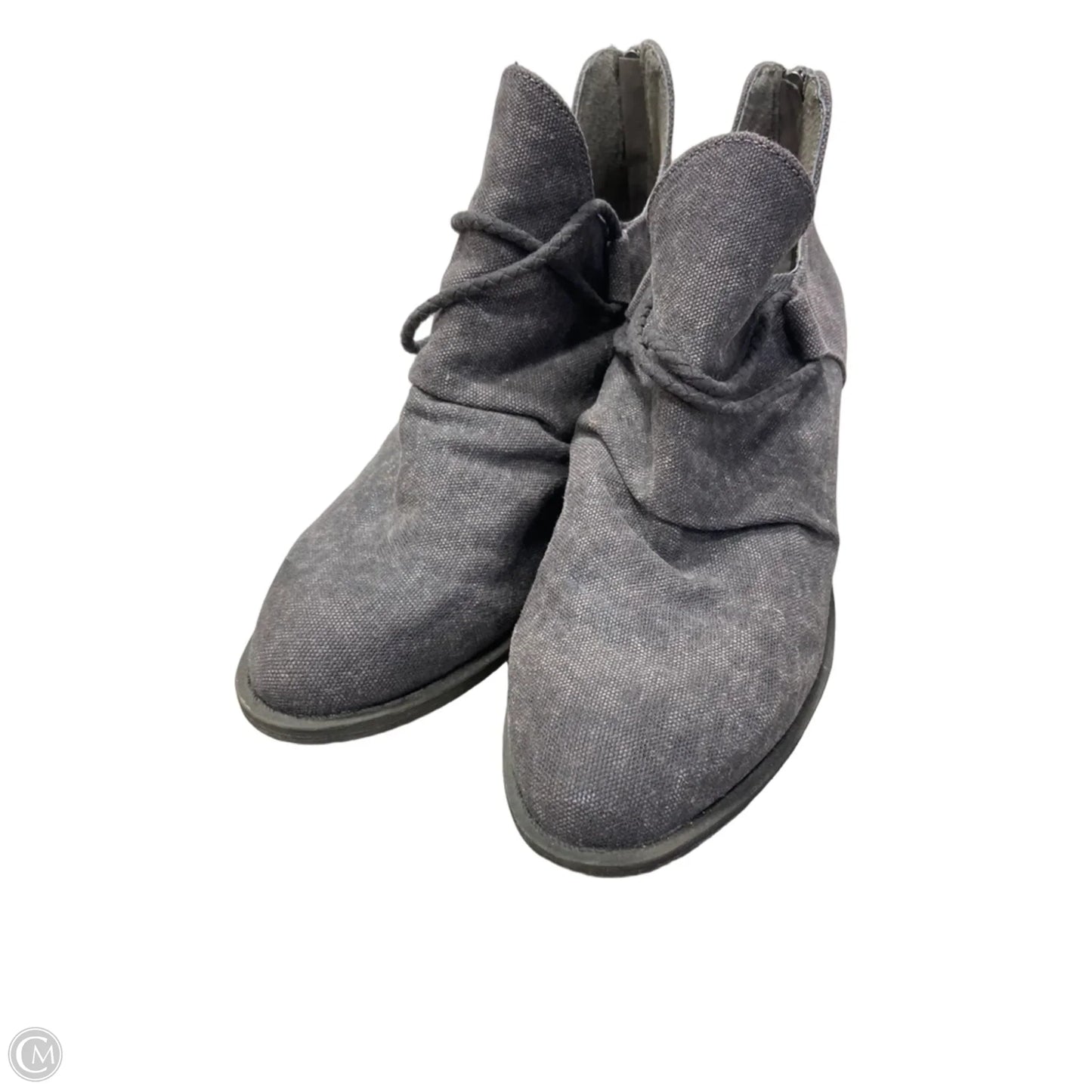 Boots Ankle Flats By Very G In Grey, Size: 8