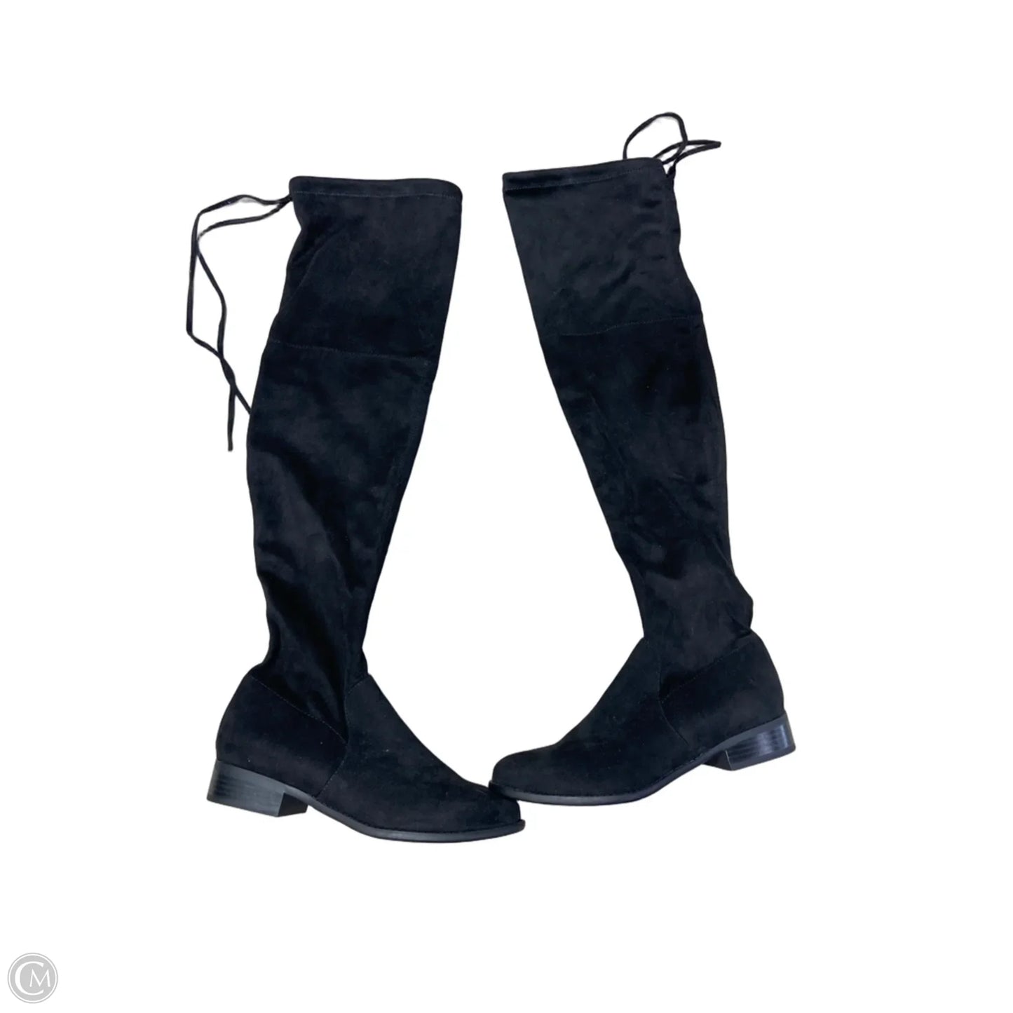 Boots Knee Flats By A New Day In Black, Size: 8