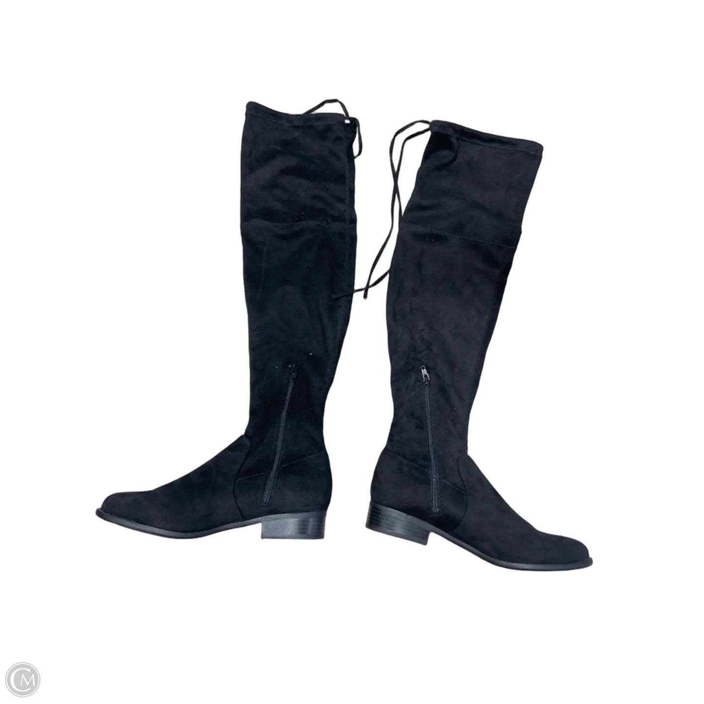 Boots Knee Flats By A New Day In Black, Size: 8