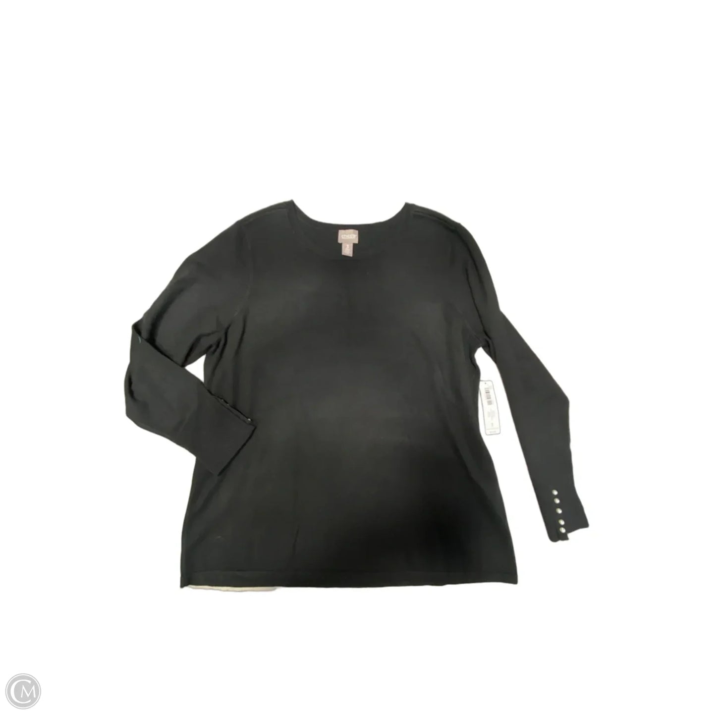 Sweater By Chicos In Black, Size: Xl