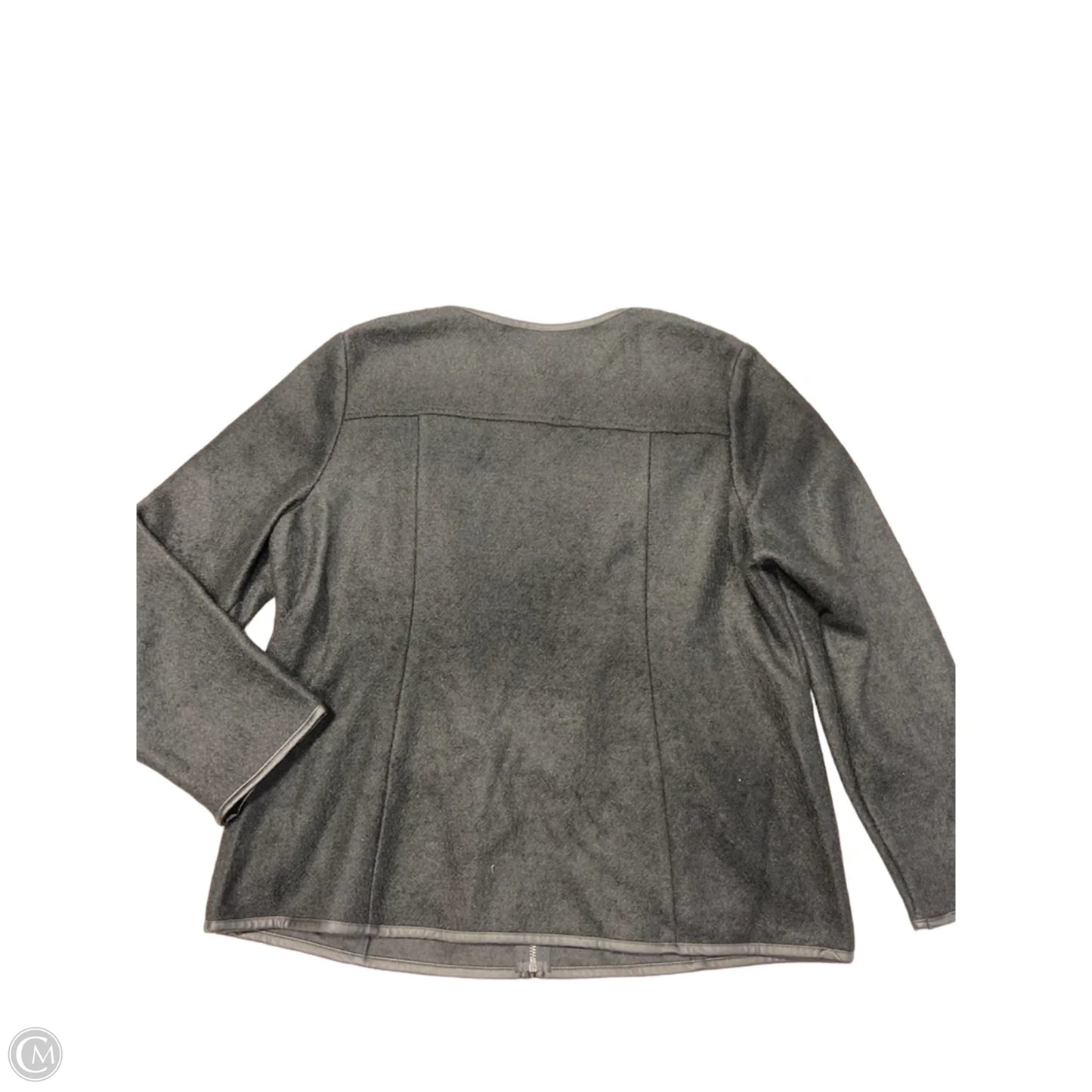 Jacket Moto By Chicos In Black, Size: Xl
