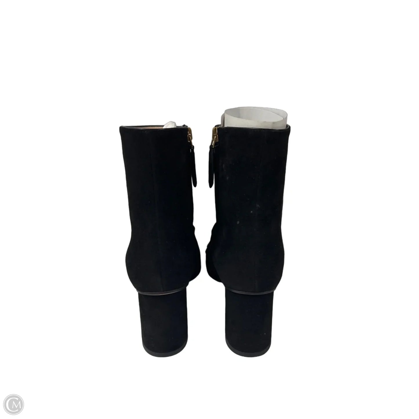 Boots Luxury Designer By Gucci In Black, Size: 6