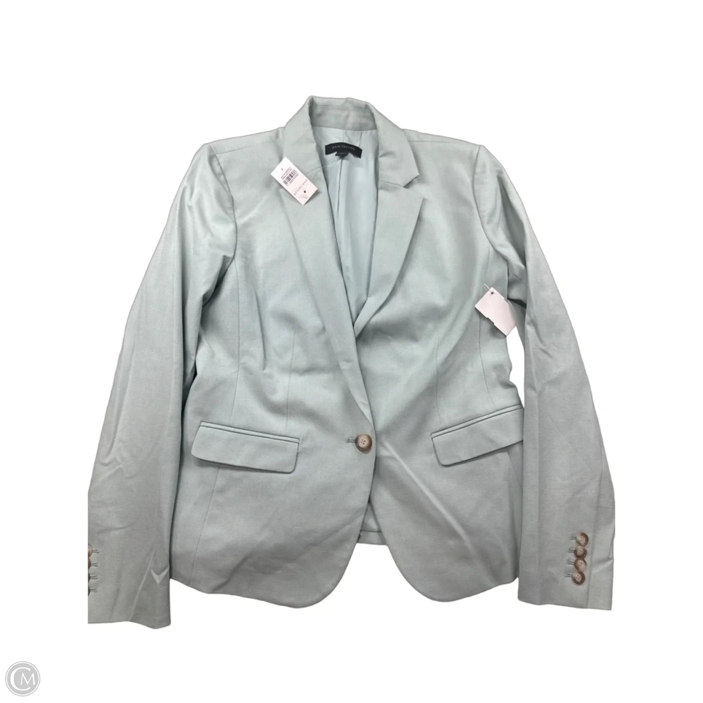 Blazer By Ann Taylor In Green, Size: 4