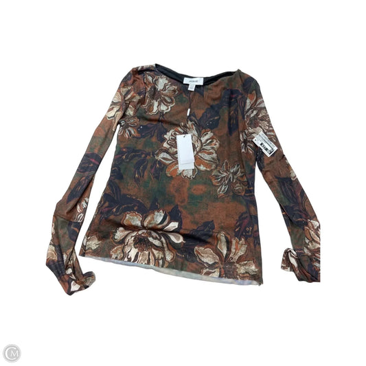 Top Long Sleeve Designer By Jason Wu In Floral Print, Size: Xs