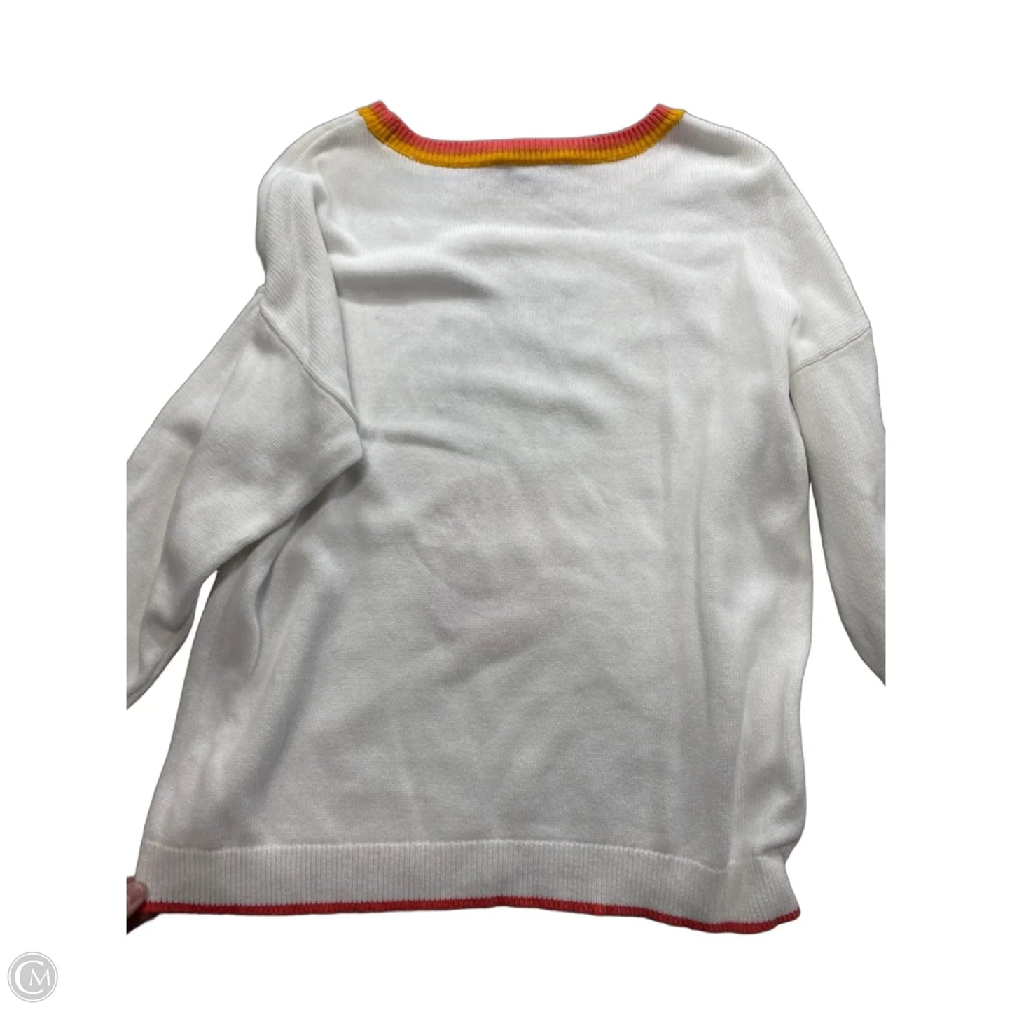 Sweater By Loft In White, Size: Xl