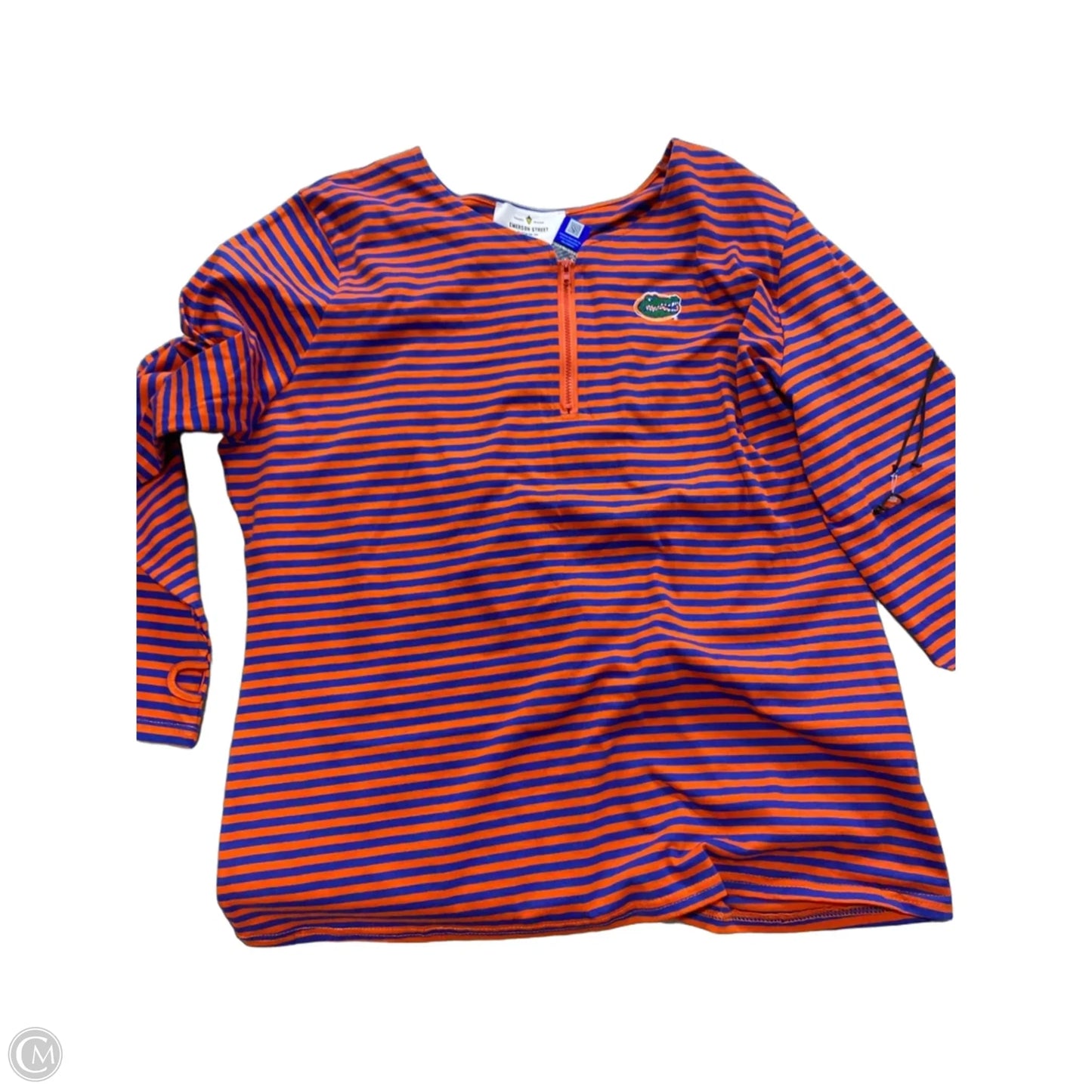 Top Long Sleeve By Clothes Mentor In Striped Pattern, Size: Xl