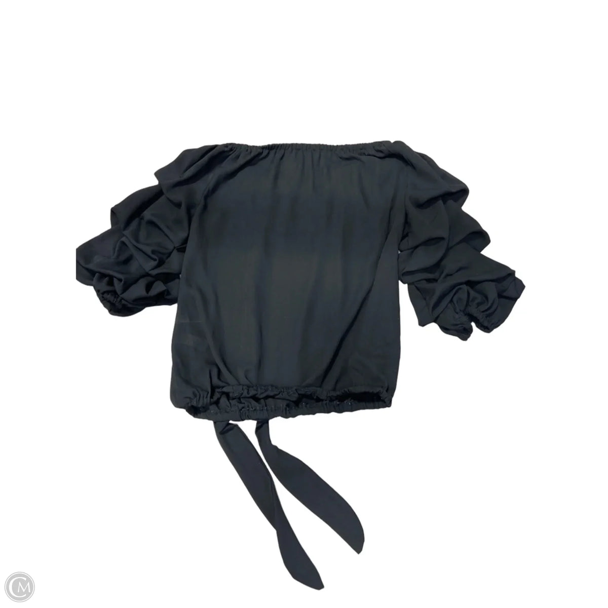 Top 3/4 Sleeve By Cece In Black, Size: S