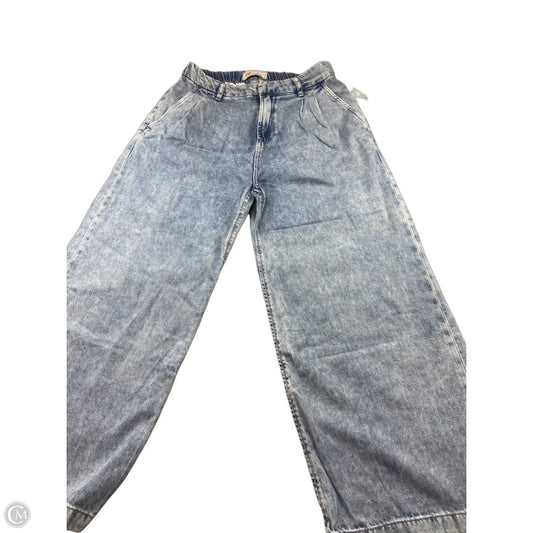 Jeans Wide Leg By Gap In Blue Denim, Size: 8