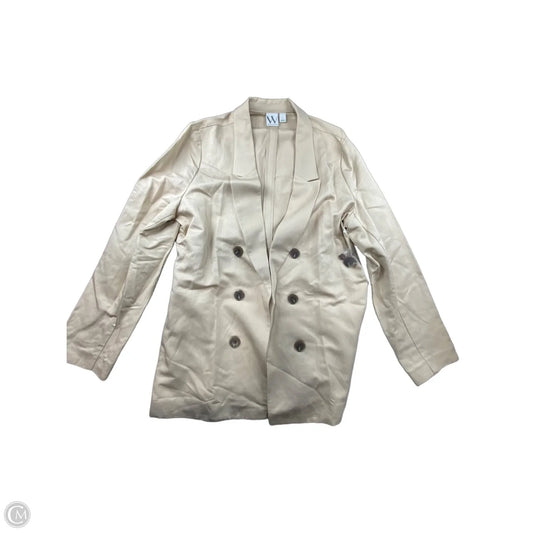 Blazer By Worthington In Beige, Size: L