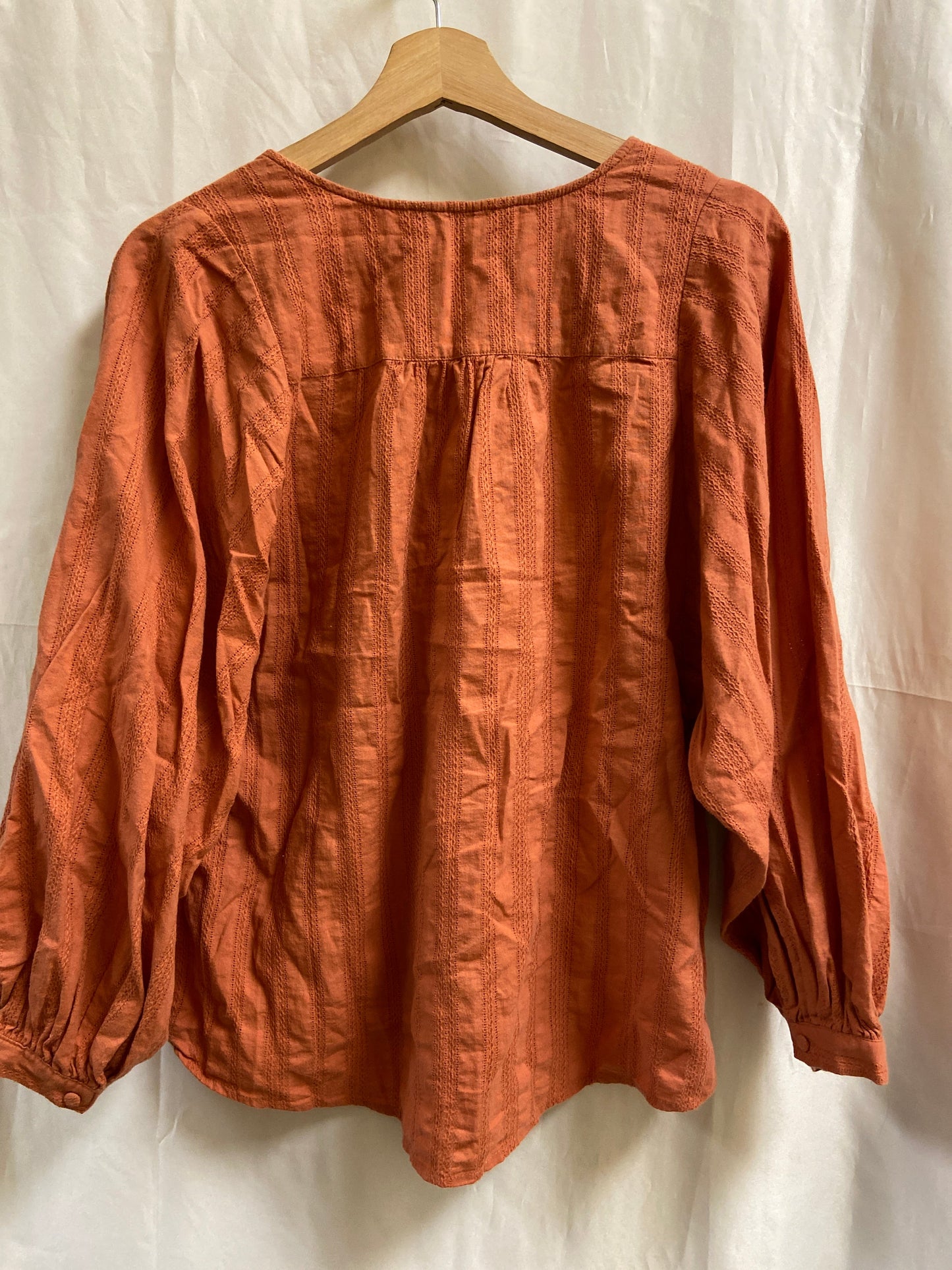 Top Long Sleeve By Madewell  Size: S