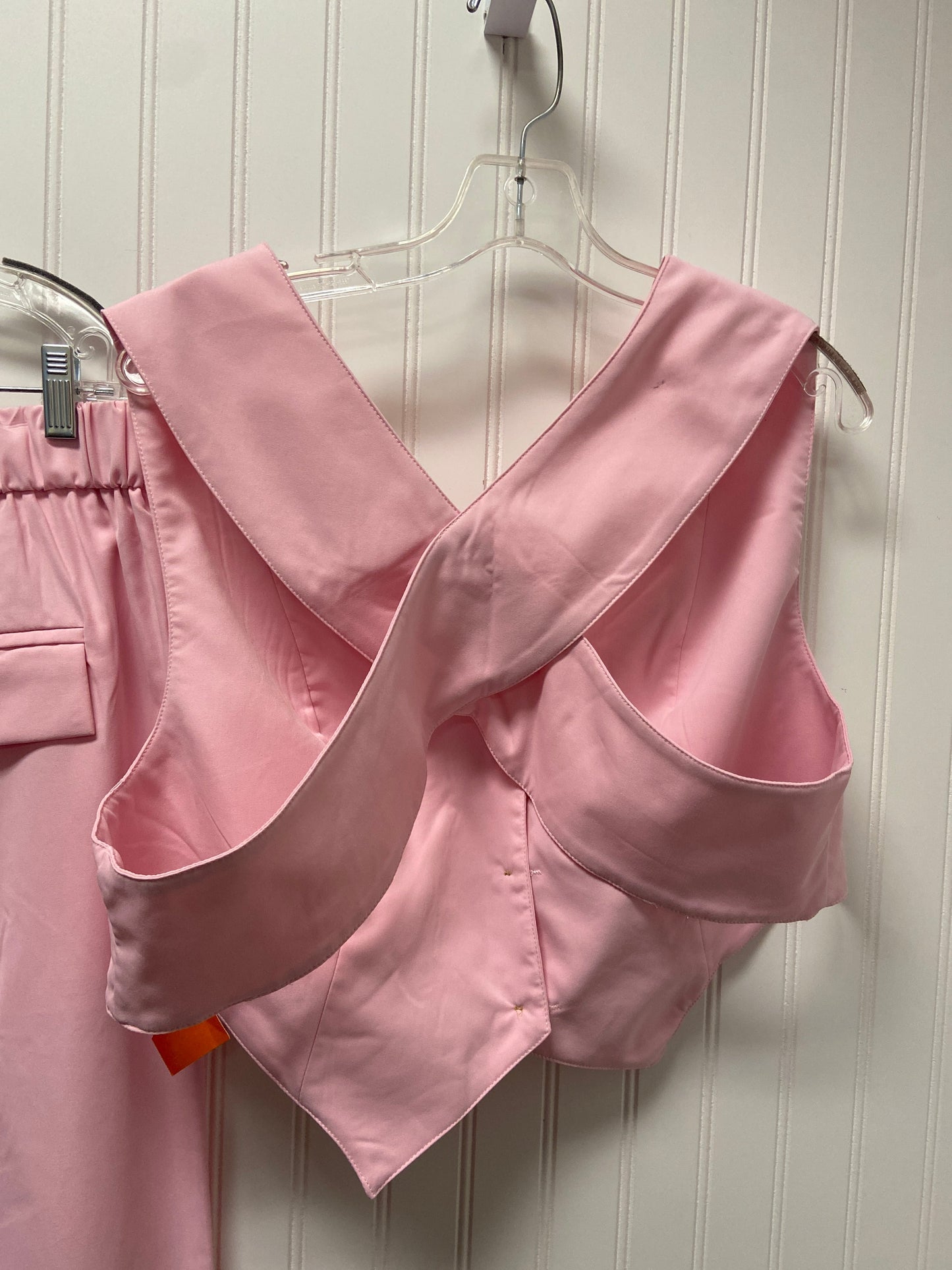 Light Pink Pants Set 2pc Shein, Size 1x