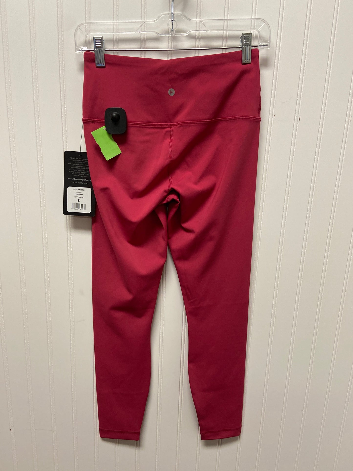 Athletic Leggings By 90 Degrees By Reflex In Pink, Size: S