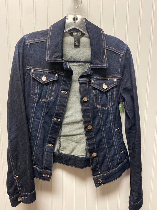 Jacket Denim By White House Black Market O In Denim, Size: Xs