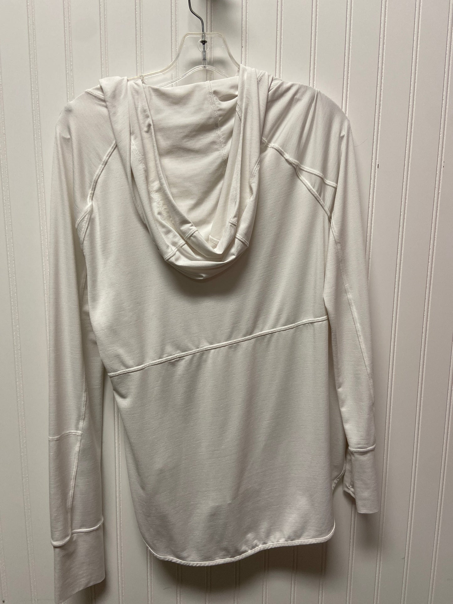 Athletic Jacket By Athleta In White, Size: S