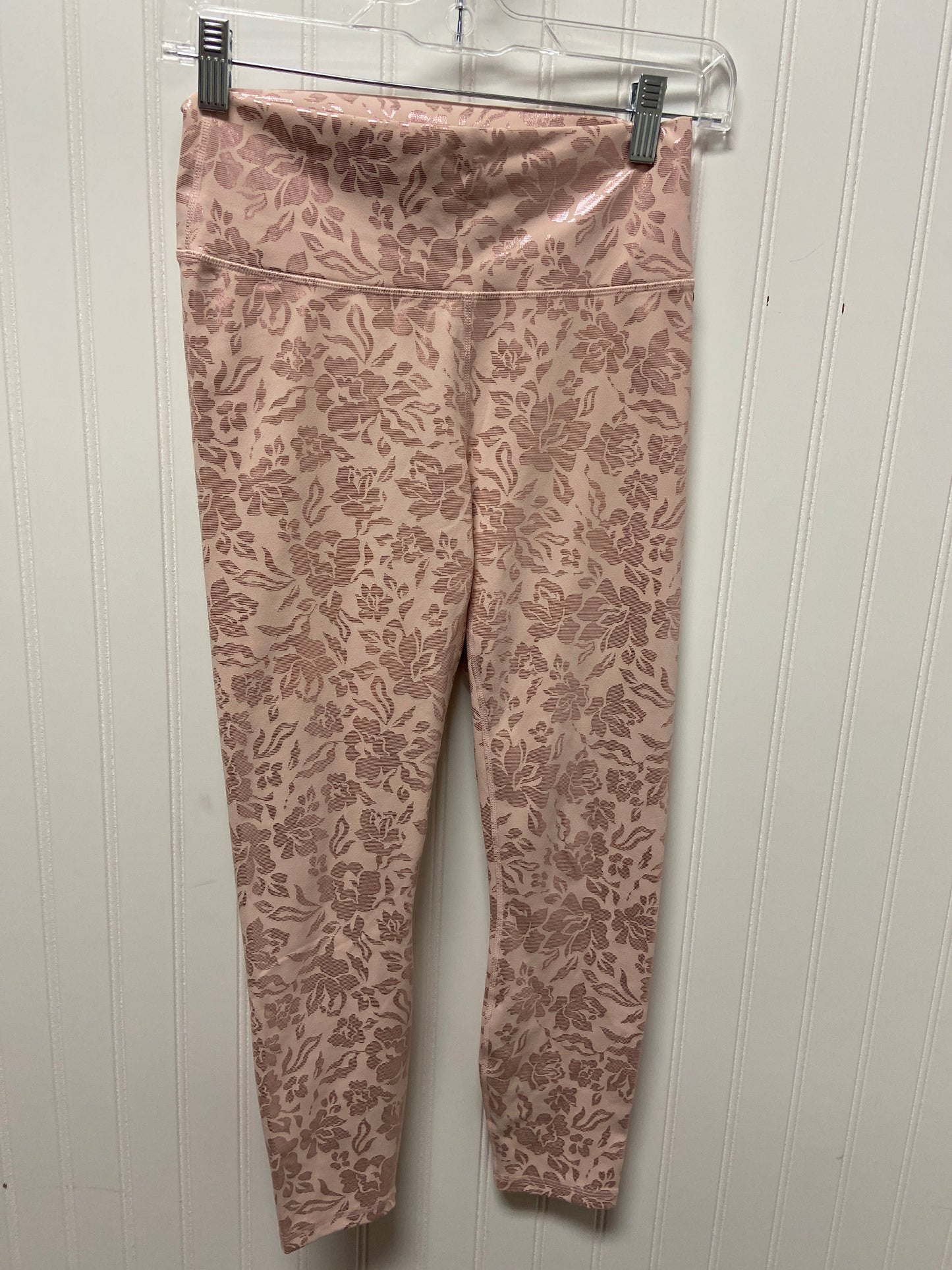 Athletic Leggings By Fabletics In Light Pink, Size: S