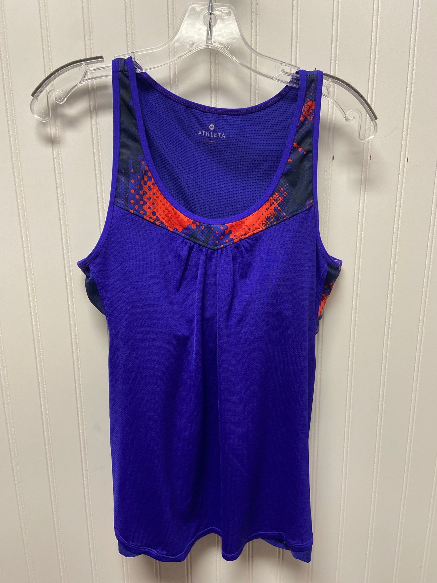 Athletic Tank Top By Athleta In Blue, Size: L