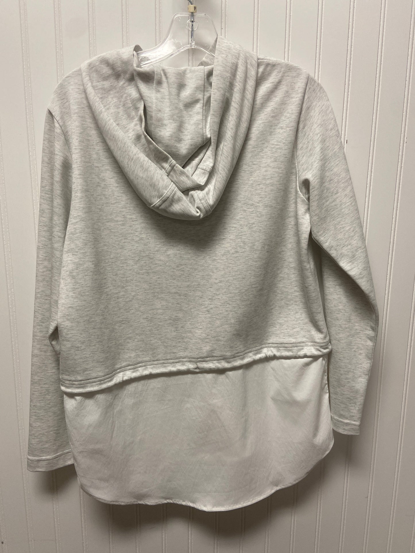 Sweatshirt Hoodie By Athleta In Grey, Size: S