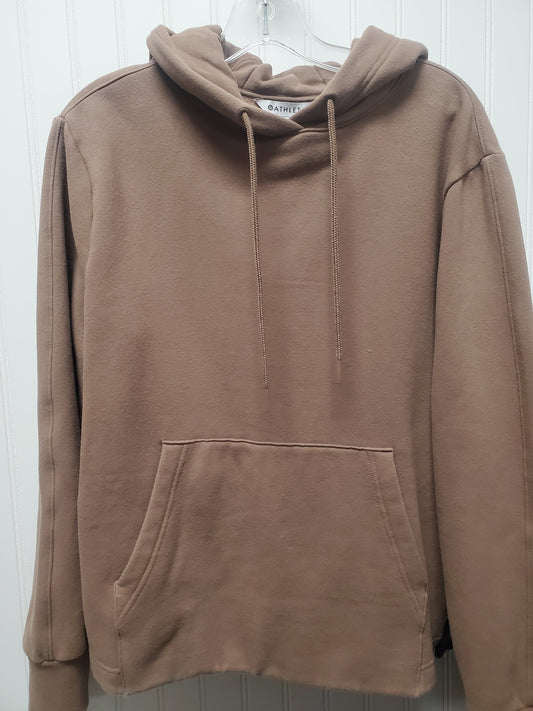 Sweatshirt Hoodie By Athleta In Brown, Size: Xs