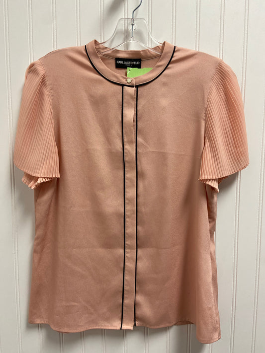 Blouse Short Sleeve By Karl Lagerfeld  Size: S