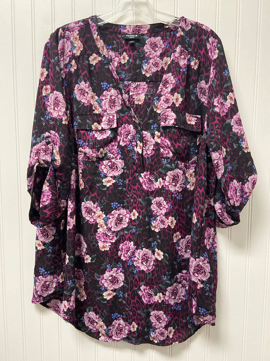 Blouse Long Sleeve By Torrid  Size: 1x