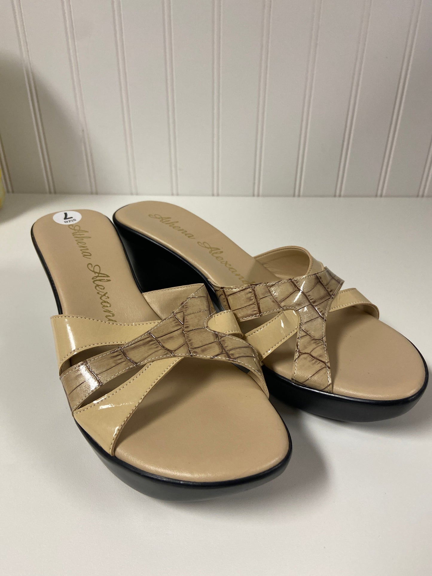 Sandals Heels Wedge By Clothes Mentor  Size: 7