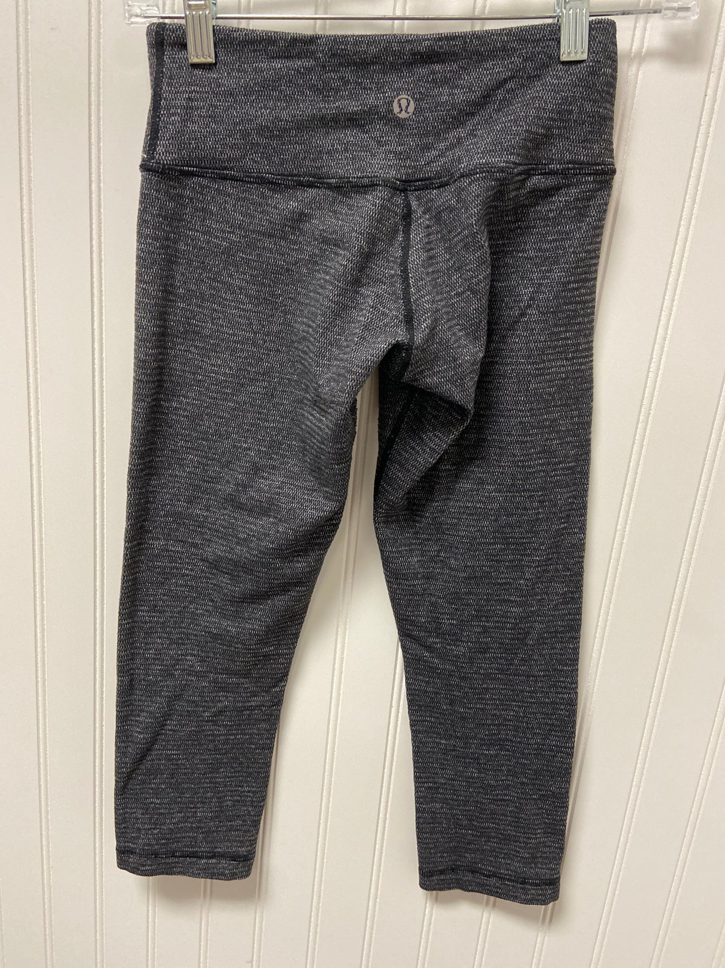 Grey Athletic Leggings Capris Lululemon, Size 4