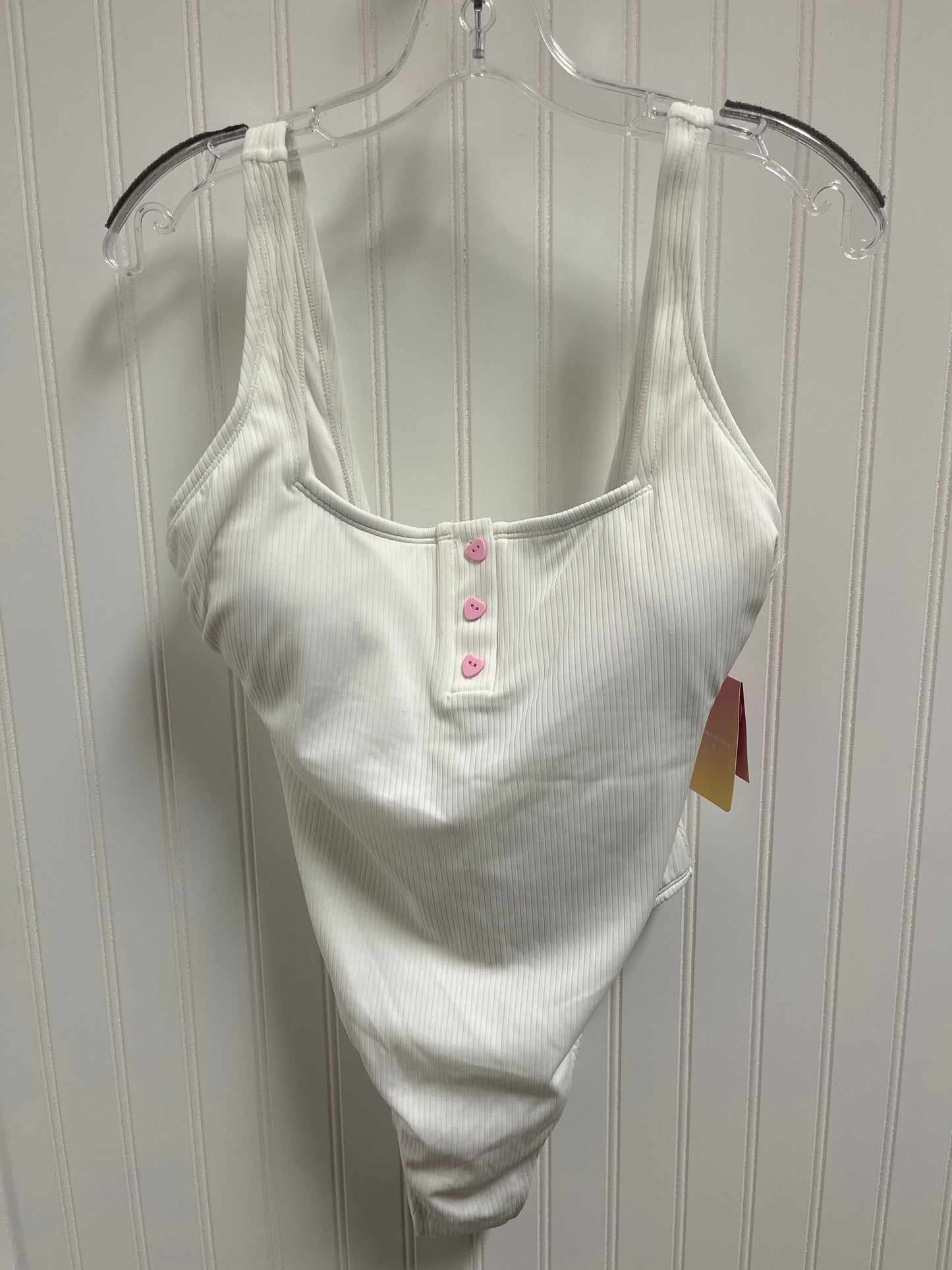 White Swimsuit Target, Size L