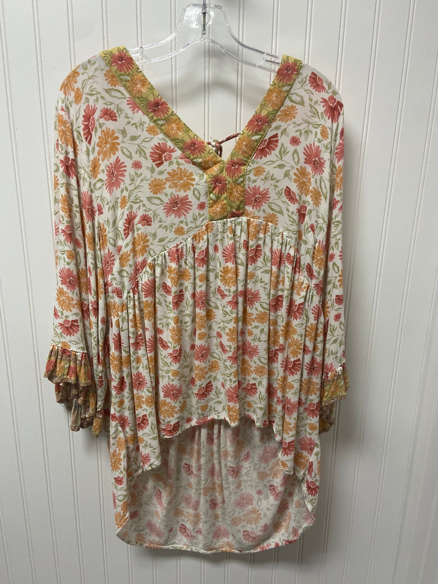 White Top Long Sleeve Cynthia Rowley, Size 1x