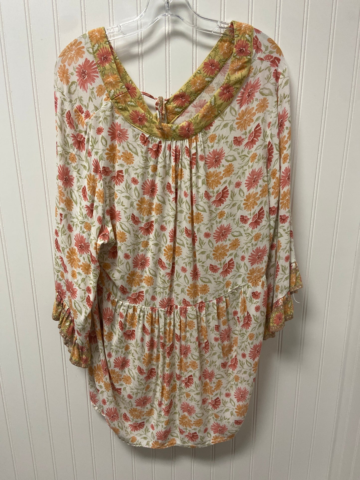 White Top Long Sleeve Cynthia Rowley, Size 1x