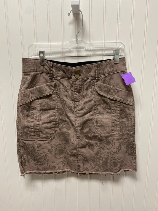 Taupe Skirt Mini & Short Democracy, Size 8