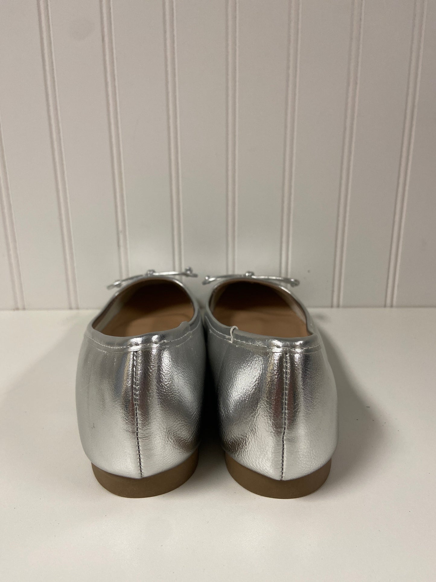 Silver Shoes Flats Bamboo, Size 7.5