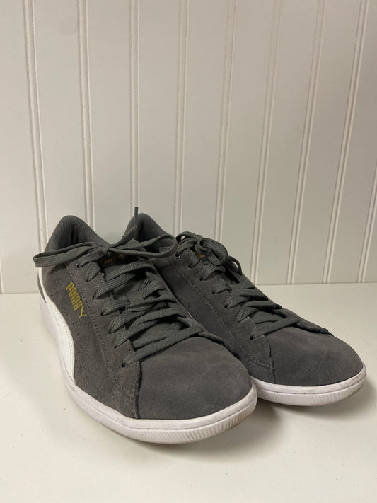 Grey Shoes Sneakers Puma, Size 10