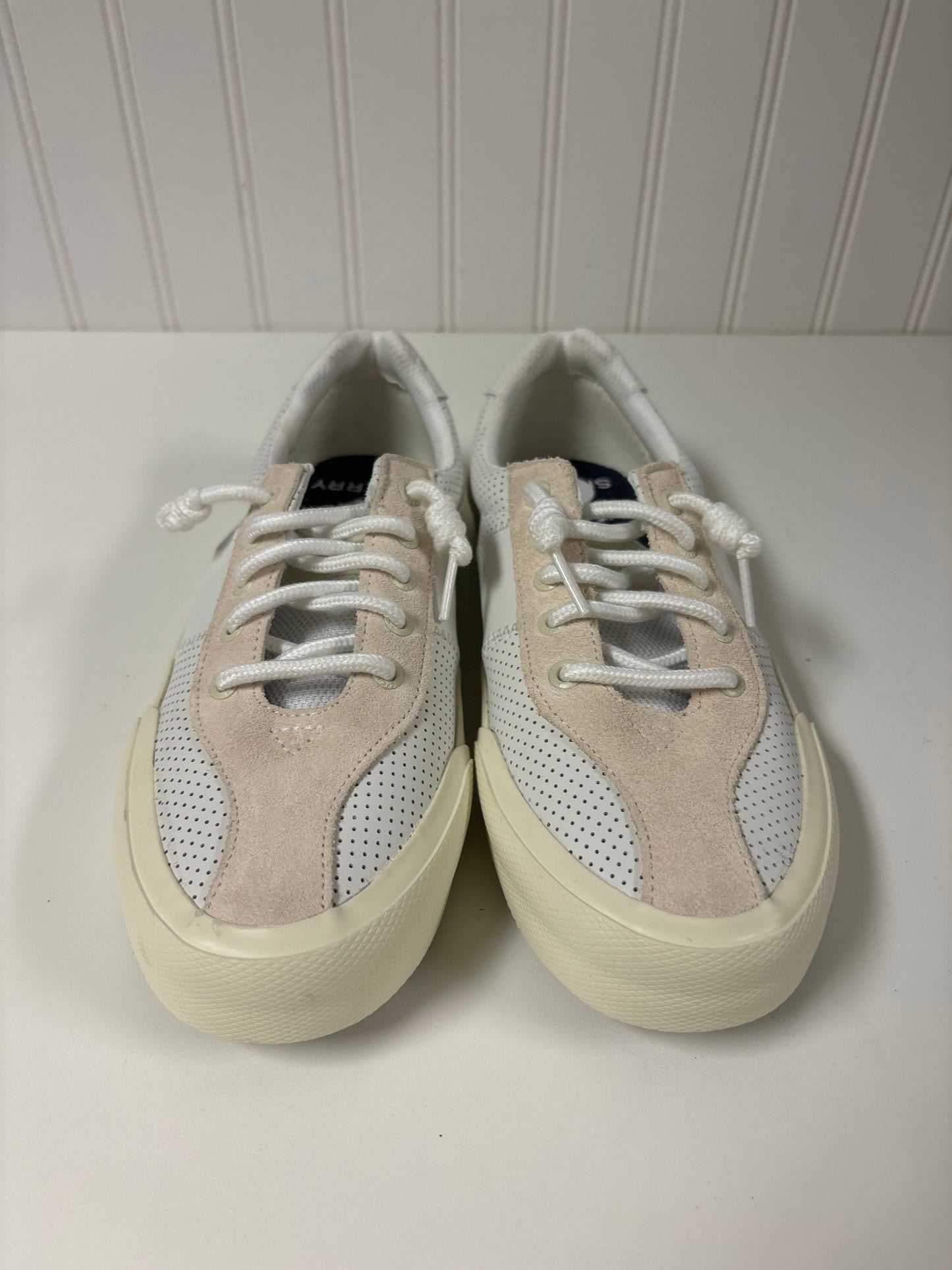 White Shoes Sneakers Sperry, Size 7